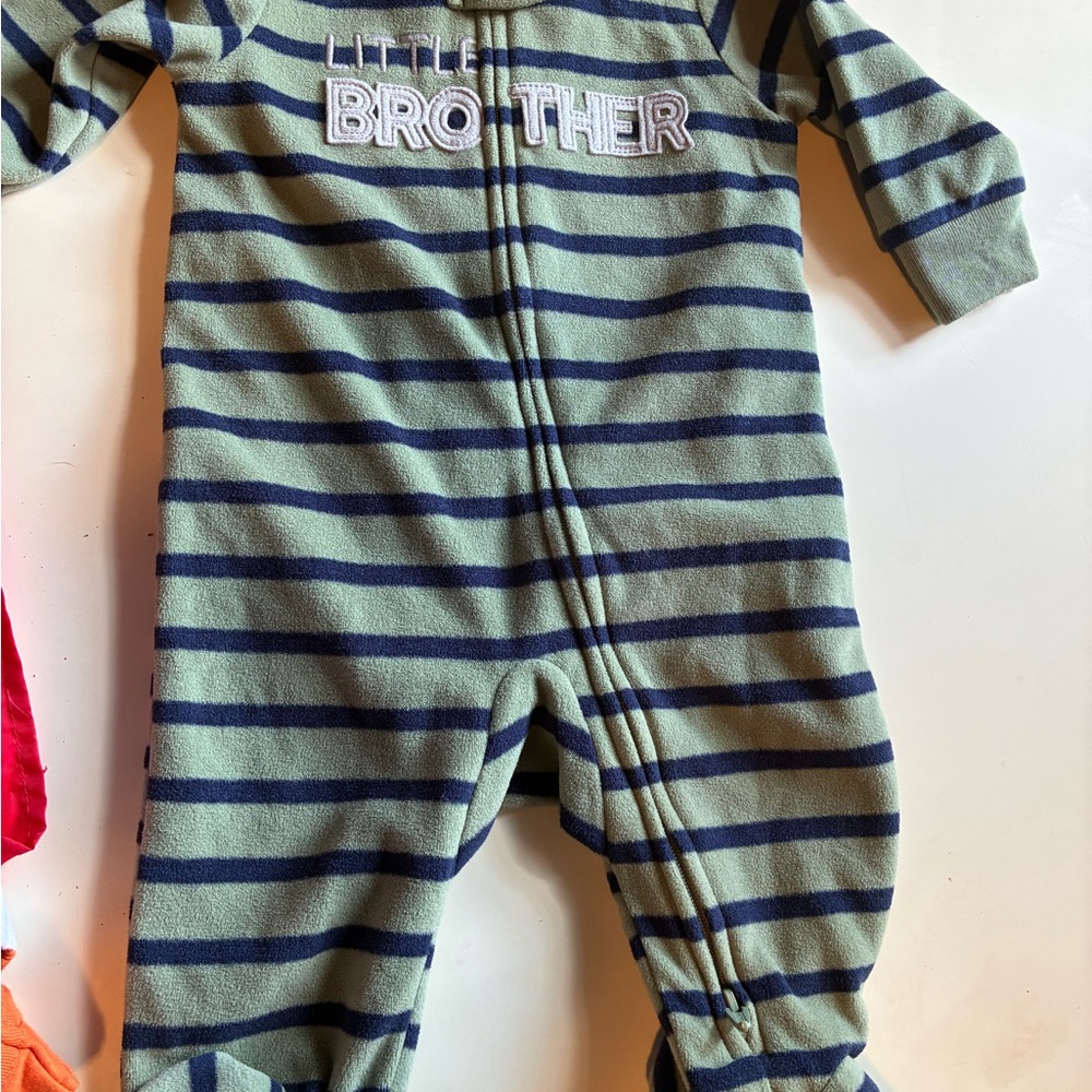 Striped Little Brother Kids One Piece